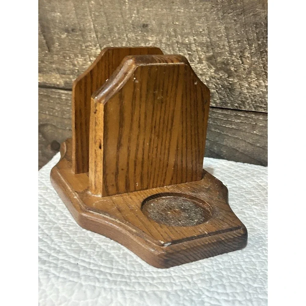 Vintage Wood  Salt & Pepper / Napkin Holder Country/ Farmhouse Kitchen Decor‎